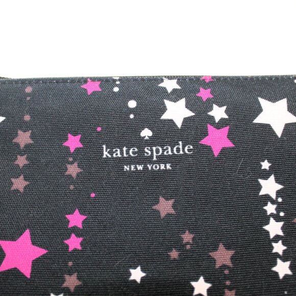 Kate Spade Star Pattern Cosmetic Bag EUC - Picture 2 of 6